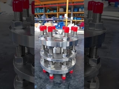 Συζύγιο αποσυναρμολόγησης διπλής φλάντζας από ανοξείδωτο χάλυβα