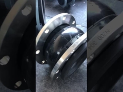 DN15-DN4000 σωλήνες Φlexural Gum Expansion Joint με υποστήριξη βαλβίδας και 304 Flange
