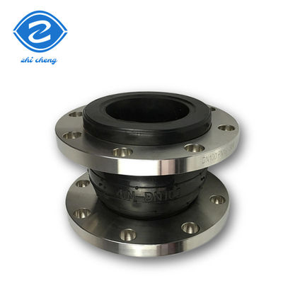 Στρογγυλό μονοσφαιρικό συστατικό επεκτάσεως από καουτσούκ DN25 DN3000 φλάντζας από ανοξείδωτο χάλυβα 304 316L